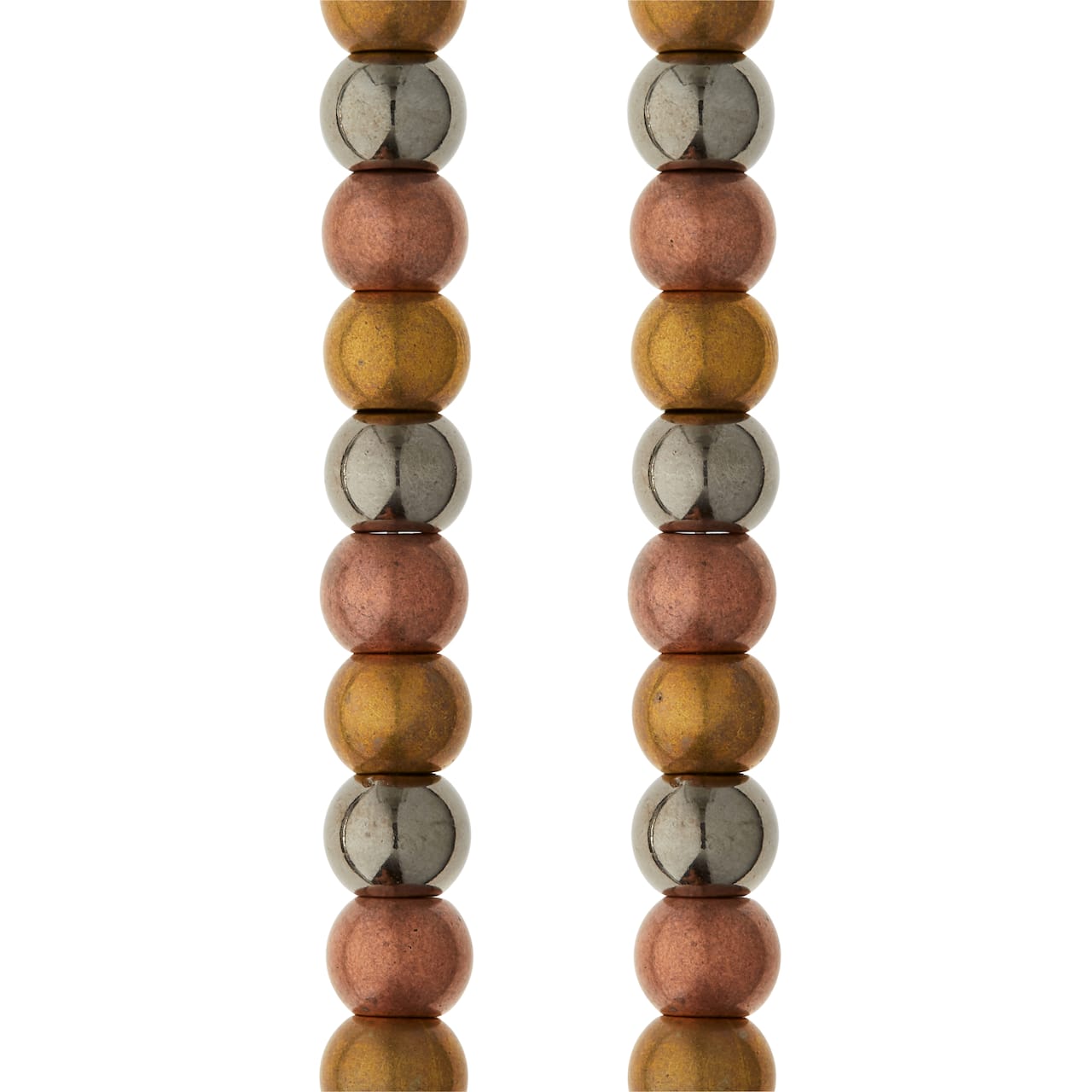 Metallic Large Hole Acrylic Round Beads, 11mm by Bead Landing&#x2122;
